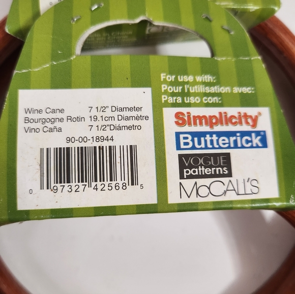 Vintage Hands On  Wooden Handbag Handles for Sewing Projects 2 Pairs - Picture 3 of 4